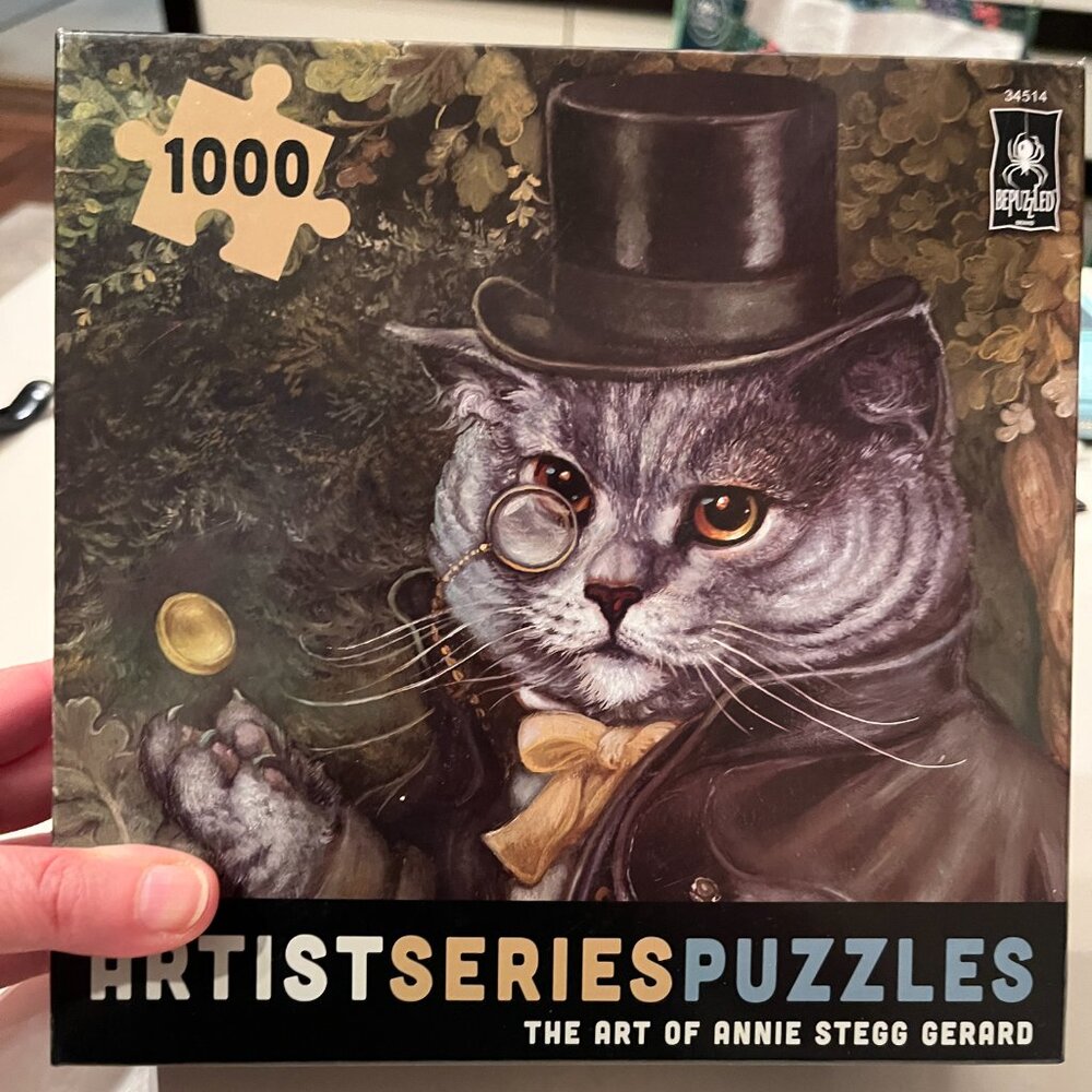 Cat Puzzle! The Art of Annie Stegg Gerard (1000 pieces / new) (k/x)